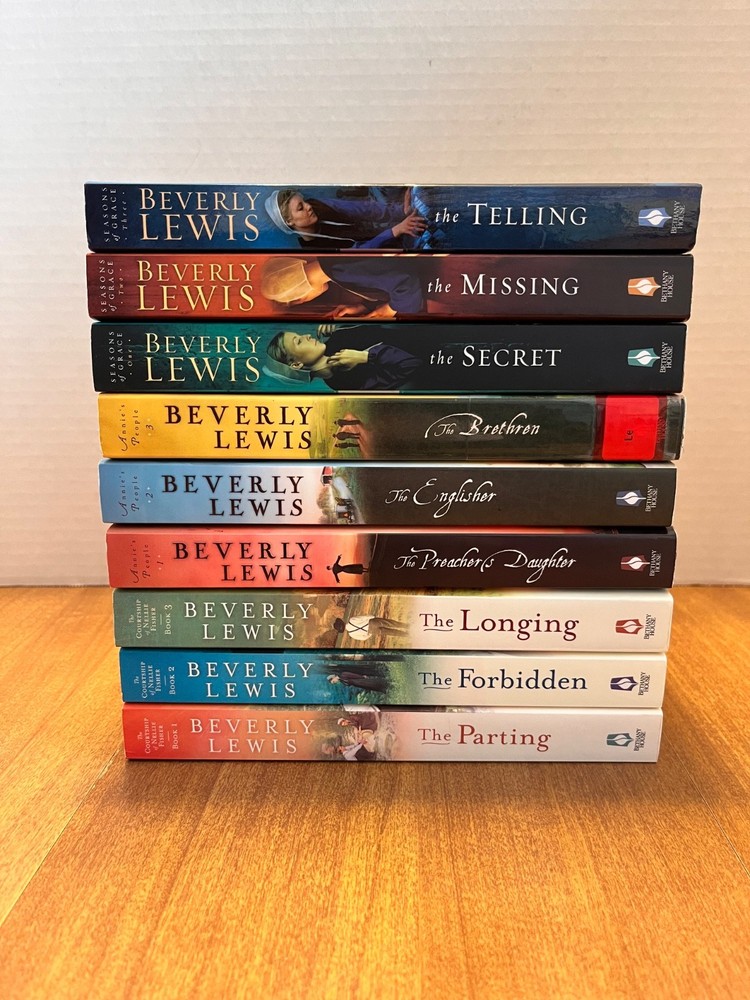 Beverly Lewis 3 Complete Series (Lot of 9) (See Photos for Titles) Trade Paperba