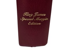 God’s Holy Bible KJV Special Margin Edition LARGE PRINT 1999 Burgundy Red Letter