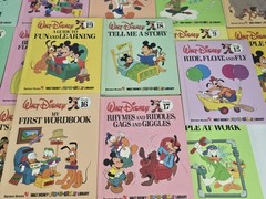 Walt Disney 1983 Fun-To-Learn Library Hardcover Book Set 1-19 Complete VGC
