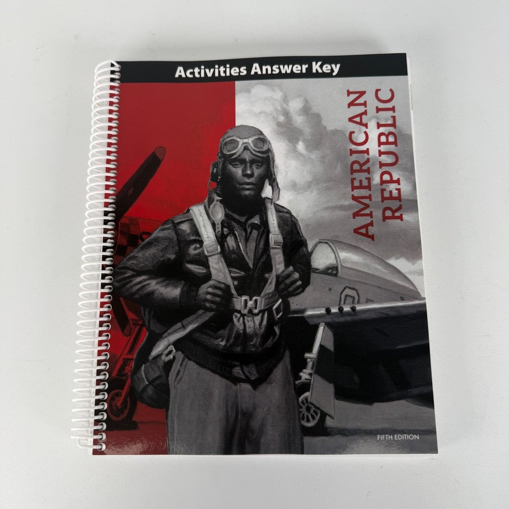 5th Edition BJU Press American Republic Activities Answer Key