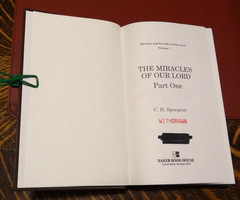 SPURGEON Miracles and Parables of Our Lord – 3 Volume Set – Reprinted 2003 Baker