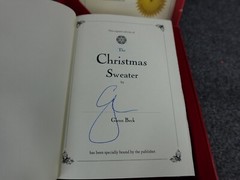 SIGNED Glenn Beck 2008 The Christmas Sweater Hardcover Book True 1st