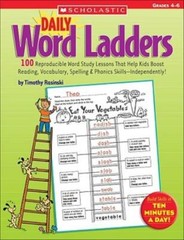 Daily Word Ladders: Grades 4-6: 100 Reproducible Word Study Lessons That He…