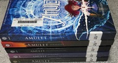 Amulet Kazu Kibuishi 5 Hardcover Book Lot Books 1, 5, 6, 7, 9