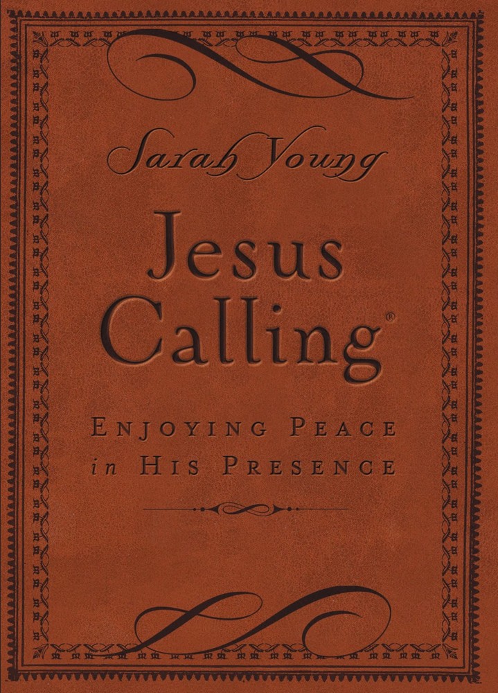 Jesus Calling, Small Brown Leathersoft, with Scripture References: Enjoying …