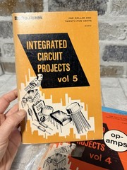 Radio Shack Integrated Circuit Projects vol 3,4,5 Forrest M Mims 1st Ed 1975