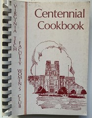 1972 BLACKSBURG, VA, VIRGINIA TECH FACULTY WOMEN’S CLUB COOKBOOK, 341 PAGES