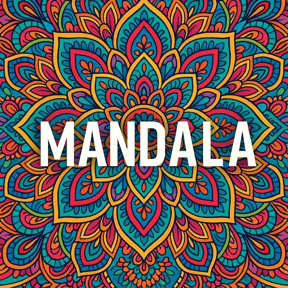 10 Mandala Coloring Pages DIGITAL CONTENT ONLY Printable Relaxing Art JPEG Set