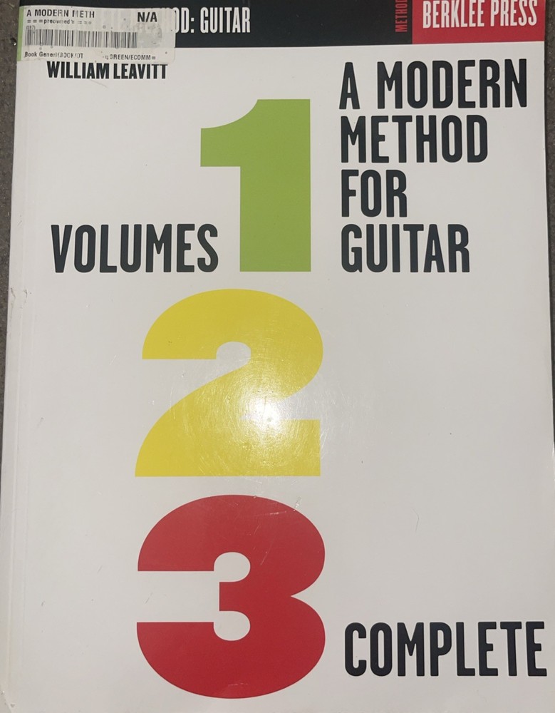 A Modern Method for Guitar Complete Edition Volumes 1, 2 and 3 in One Book