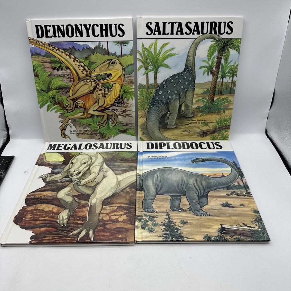 Dinosaur Hardcover Books 1991 Janet Riehecky The Child’s World Series 18 Books