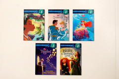 Lot 10-in-5 EARLY READER LEVEL 2 BOOKS Rainbow Fairies Disney Princess Girls