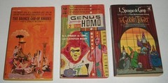 L Sprague De Camp Bronze God of Rhodes Genus Homo Goblin Tower 1st PB lot 3 VGGD