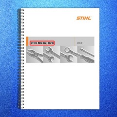 STIHL MS 362 MS 362 C Chainsaw Service Manual 2010 – WIRE BOUND – TOUGH COVERS