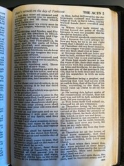 Unique and Rare Oxford KJV Bible Bound in Genuine Morocco, Morocco zip Cover