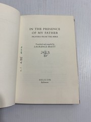 VTG 1968 LAURENCE BRETT IN THE PRESENCE OF MY FATHER HC BOOK