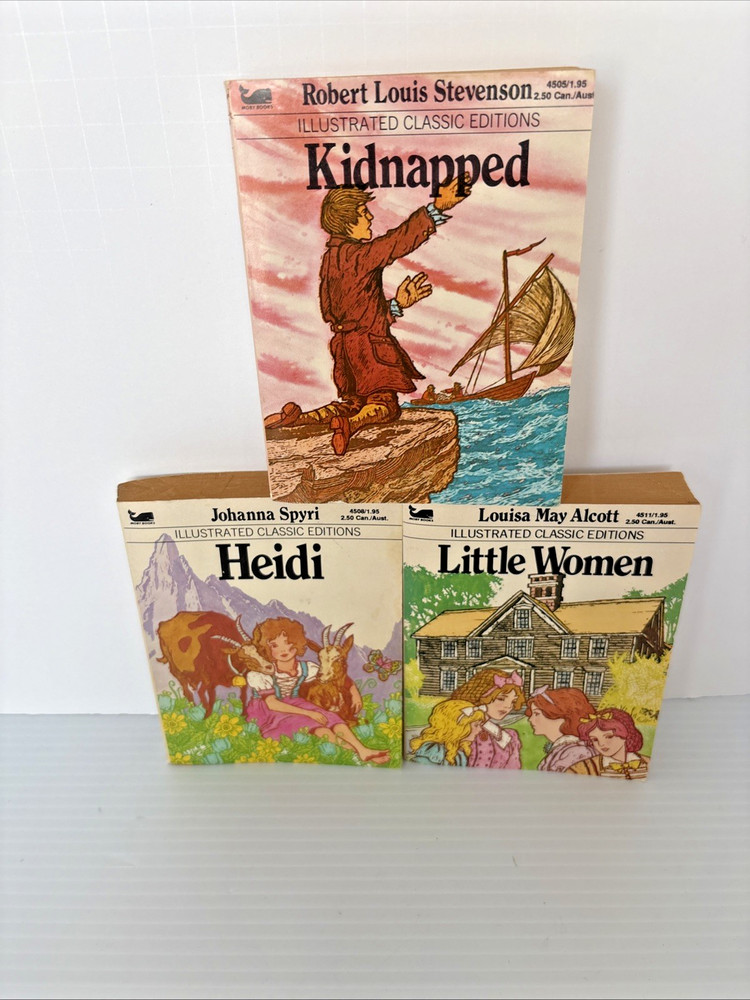 Lot of 3 Books Illustrated Classic Editions Mini Paperback Books
