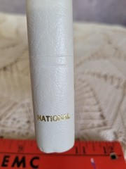 Holy Bible KJV 1970 National Bible Press White Bonded Leather Study Edition