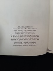 I Can Read Level 1 Ser.: Little Bear’s Friend by Else Holmelund Minarik…