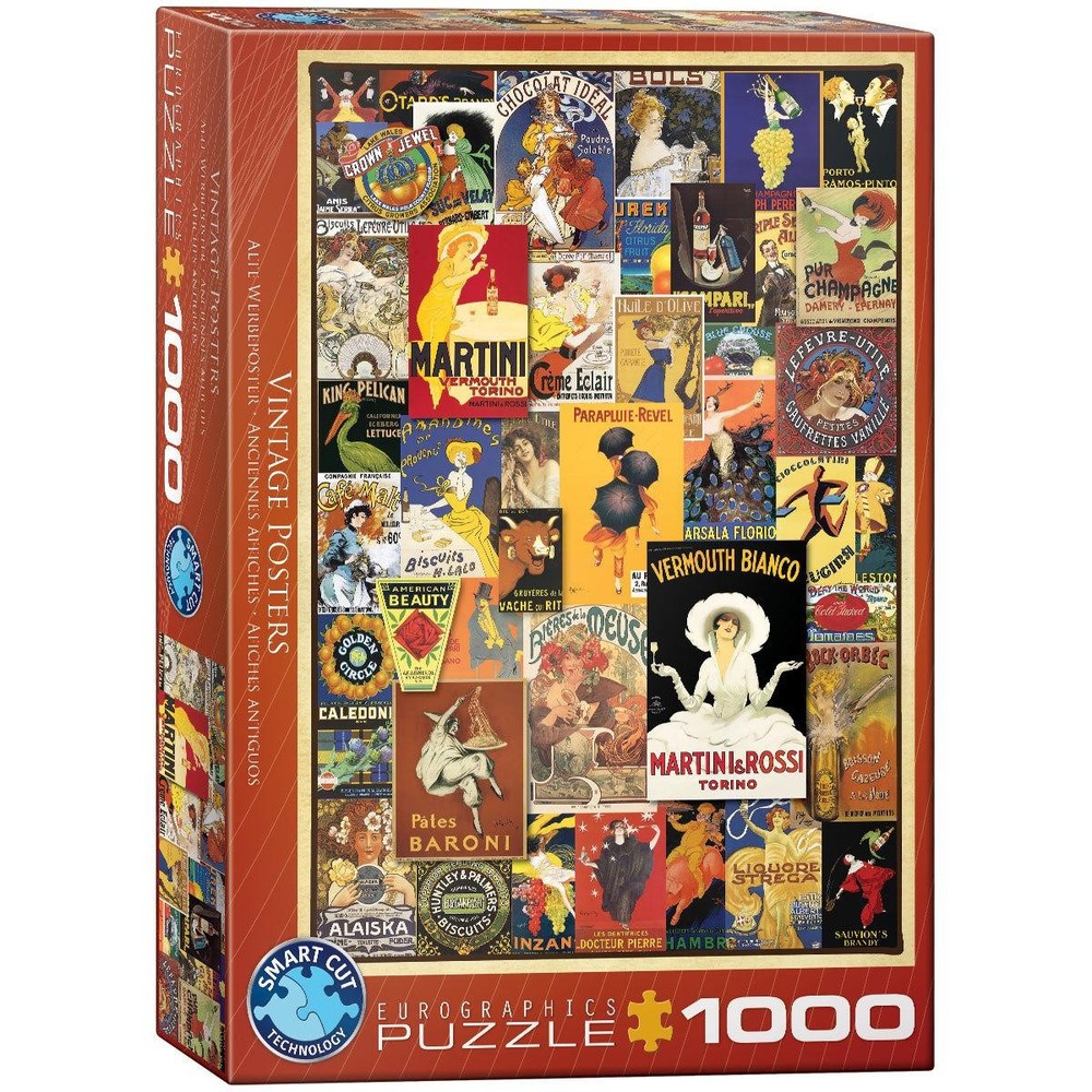 Alte Werbeposter (Puzzle) Eurographics