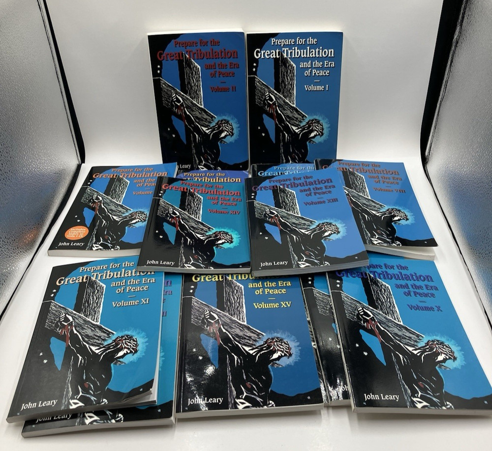 Lot of 15 Great Tribulation The Era of Peace Vision Christian Vintage Paperbacks