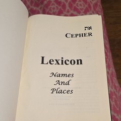 Cepher Lexicon Names And Places 2nd Ed by Stephen Pidgeon, Hardcover make offer