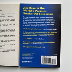 ANGLES by JIM ROSE Circus Paperback Signed Bebe Lifto Rubber Dude + Snake Oil