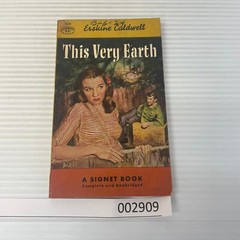 This Very Earth Family Drama Paperback Book by Erskine Caldwell Signet 1953