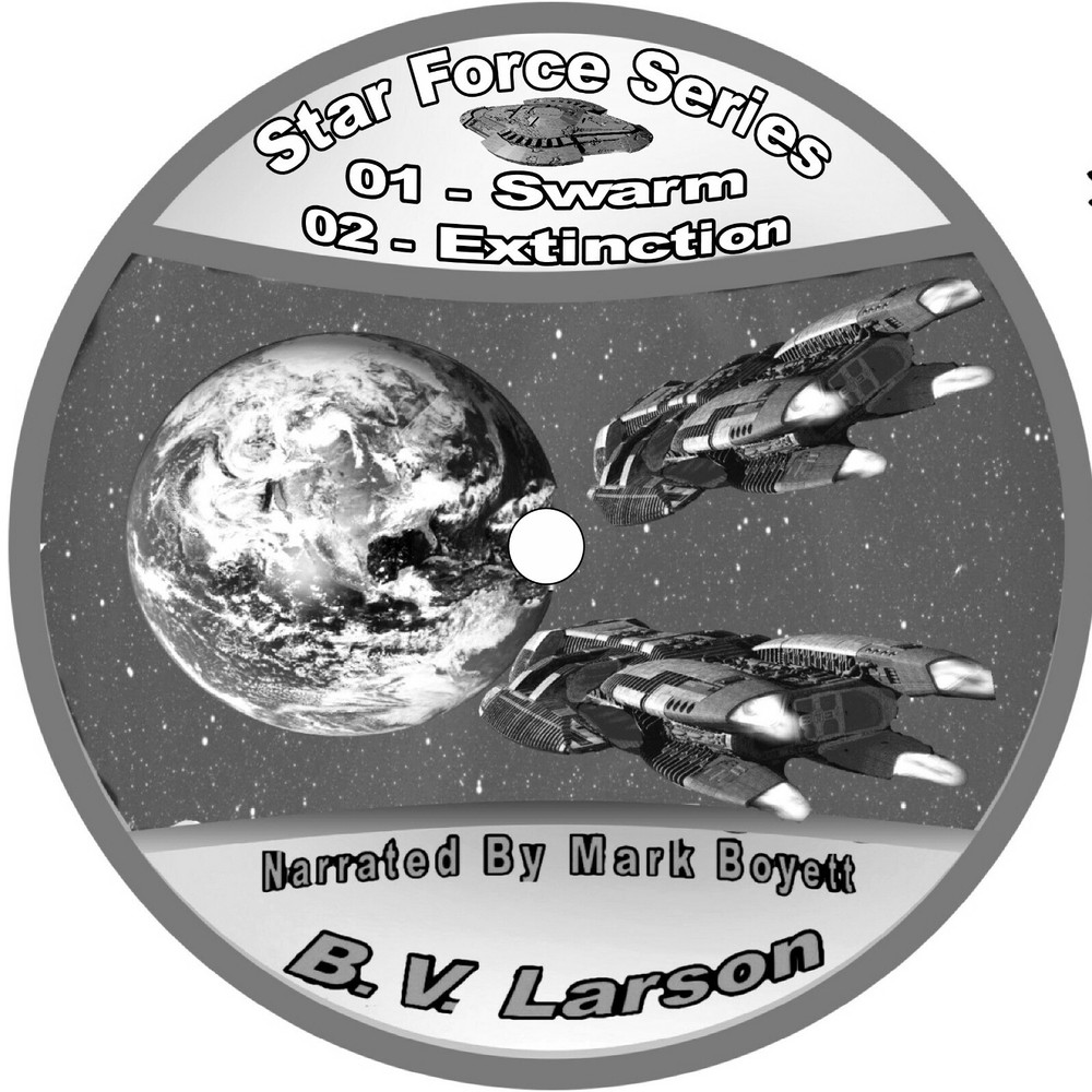 B. V Larson Star Force Series 12 unabridged audiobooks 0n 6 mp3 cds