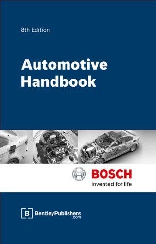 BOSCH AUTOMOTIVE HANDBOOK – 8TH EDITION By Robert Bosch Gmbh Excellent Condition