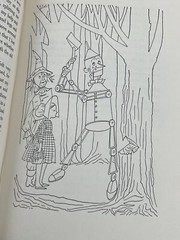 VTG 1950s The Wizard of Oz Junior Deluxe Edition w/RARE DUST JACKET L Frank Baum