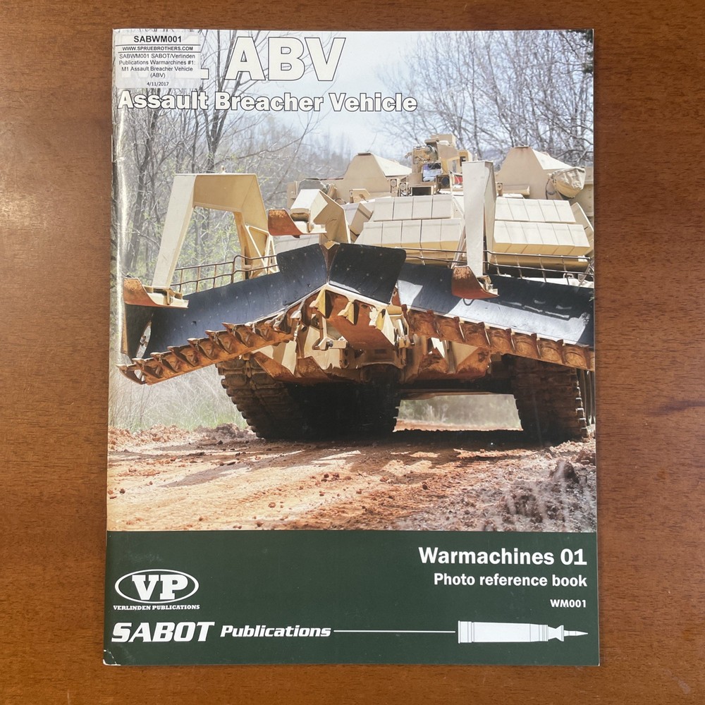 ABV Assault Breacher Vehicle – VP SABOT Publications No. WM001, SB, 44 Pages