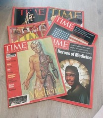 LOT of 6 Time Magazine 100 Artists Entertainers of Century, Frontiers Medicine