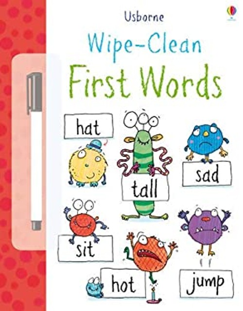 Wipe-Clean First Words Paperback Jessica Greenwell