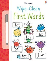 Wipe-Clean First Words Paperback Jessica Greenwell
