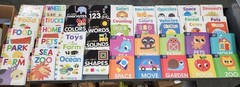 Lot of 50 TODDLER BOARD BOOKS DAYCARE MIX