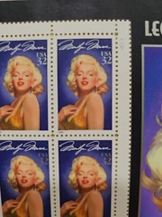 Marilyn Monroe,A Biography,Norman Mailer,1973,Photos,Postage Stamp,History