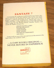 ARTHUR W.SAHA (ed.) The Year’s Best Fantasy Stories:7 MICHAEL WHELAN CVR Elric