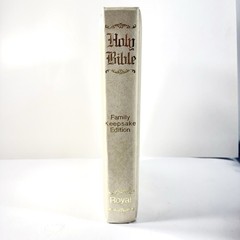 Holy Bible King James Family Keepsake Edition Red Letter Regency 1978 11.5”X8.5”