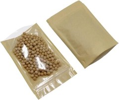FERENLI 50 Pcs Clear Fornt Brown Kraft Paper for 6.3×9.4 inch, /