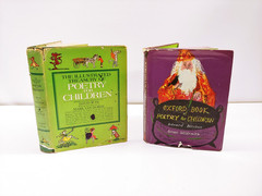 2x Poetry Books For Children HCDJ, Oxford Book & Illustrated Treasury – AS SHOWN