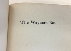 THE WAYWARD BUS by JOHN STEINBECK-1st Ed-1st Pr-1947-$2.75 Dust Jacket-Complete