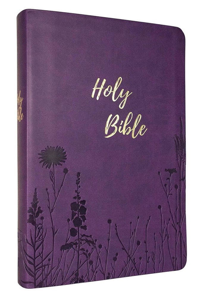 KJV Giant Print Bible Royal Purple Imitation Leather BRAND NEW in Shrink Wrap!