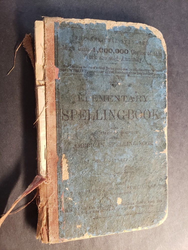 Old ELEMENTARY SPELLING BOOK Used Book 172 pages
