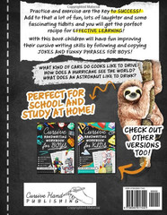 Cursive Handwriting Workbook for Kids Ages 8-12 with Jokes & Riddles for Boys: P