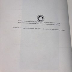 ART TREASURES OF TURKEY Circulated by the Smithsonian Institution 1966 Washingto