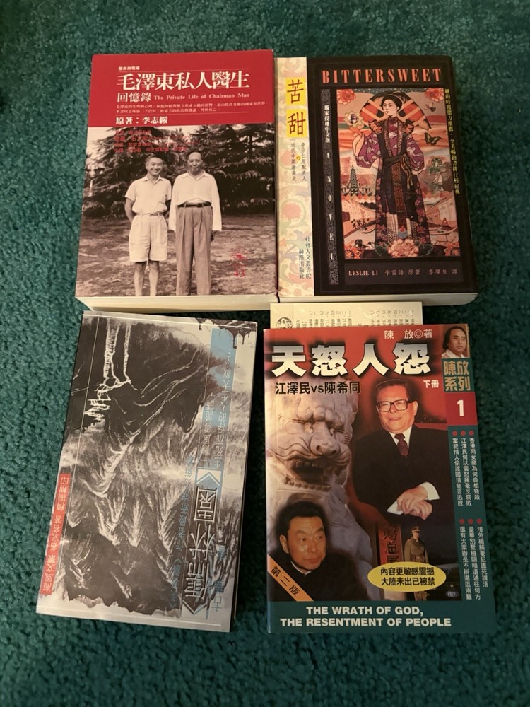 Lot Of 4 Chinese Printed Books
