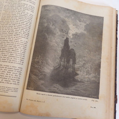 Antique 1925 Don Chisciotte by Cervantes, Italian Ed., Illust. by Dore