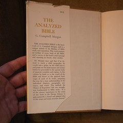 g campbell morgan the analyzed bible hc w/ dust jacket fleming h revell 1964