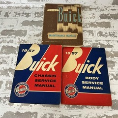 Vintage 1957 Buick Maintenance Chassis Body Service Manuals Lot 3 PB Canada