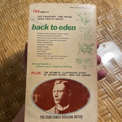 Back to Eden by Jethro Kloss – Vintage Paperback Herbal Medicine Guide 704 Pages